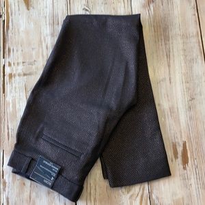 Black/gold slim fit Banana Republic dress pants
